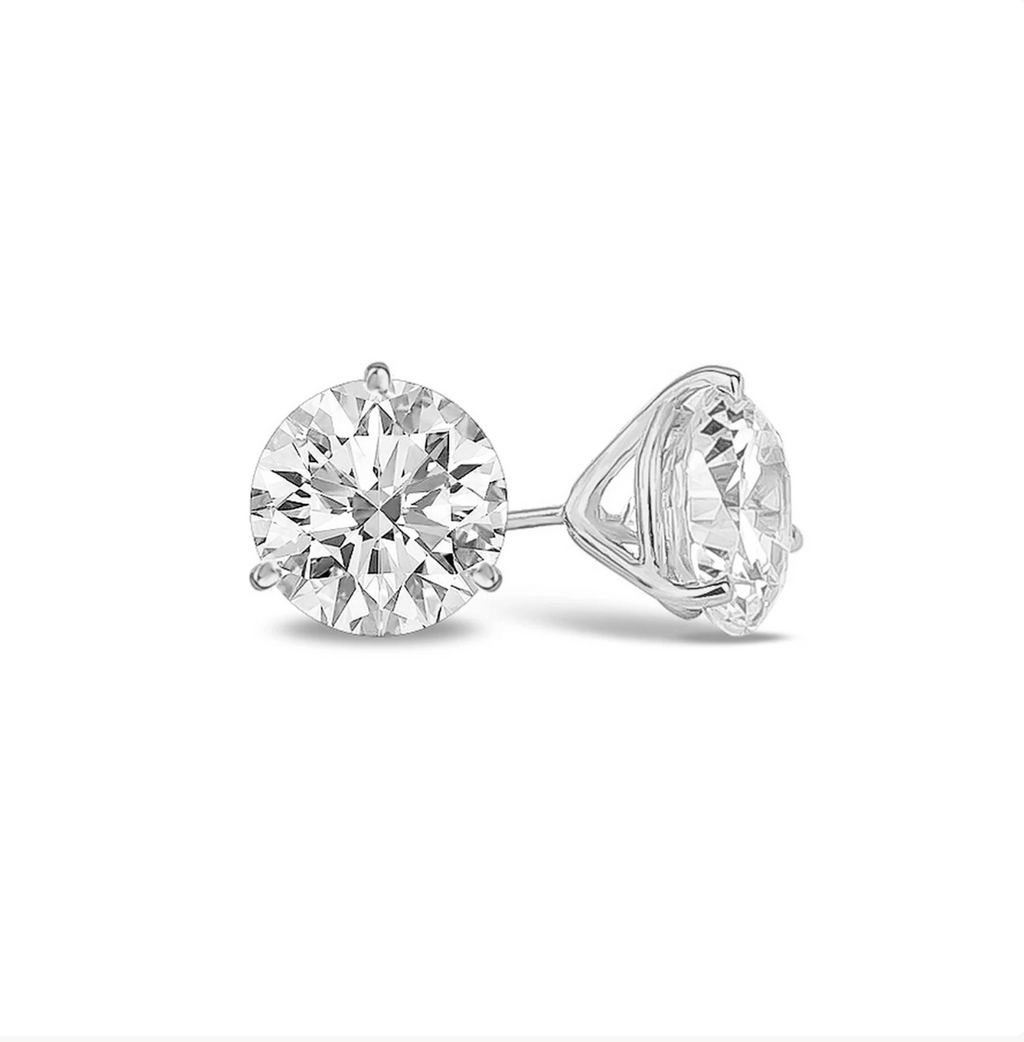 My First Lab Grown Diamond-  Stud Earrings in Solid 18K Gold